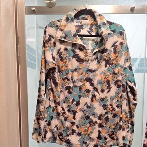 Columbia Orange and Blue Graphic Hoodie Long Sleeve RUNS A BIT SMALL